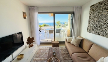 Resa Estates Ibiza Cala Tarida sea views apartment te koop living .jpeg
